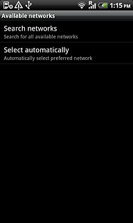 Press Select automatically.