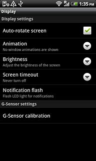 Press Screen timeout.