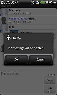 Press OK to confirm.