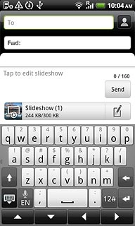Press To.Key in the first letters of the required contact.Matching contacts are displayed.