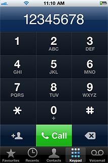 Key in the required number and press Call.