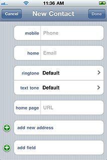 Press Email and key in the required email address.