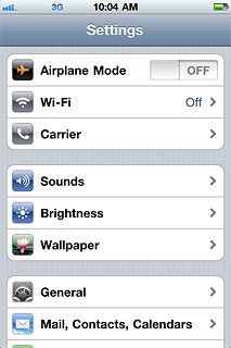 Press Wi-Fi.