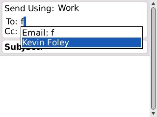 Highlight the required contact and press the Navigation key.To add more recipients.