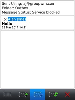 Press the forward icon.