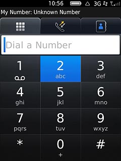 Press and hold the required number key to make a call.