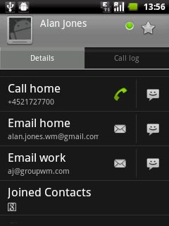 Press Joined Contacts.