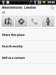 Press the favourite icon (a star) at the top of the display.