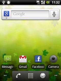 Press the menu icon.