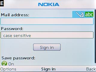 Scroll to Mail address and key in your email address.