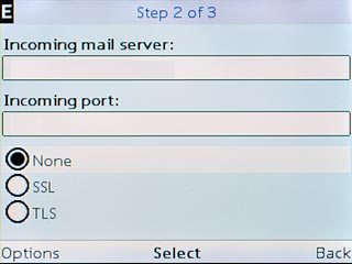 Scroll to None and press the Navigation key.