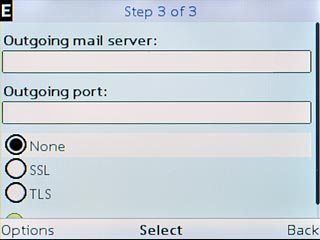Scroll to None and press the Navigation key.