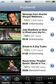 Press one of the following options:Featured