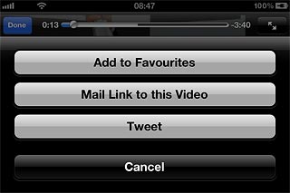 Press Mail Link to this Video.Key in the first letters of the required contact.Matching contacts are displayed.