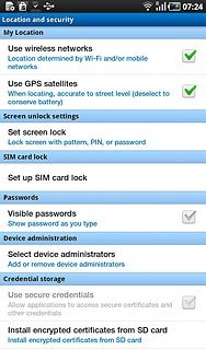 Press Set up SIM card lock.