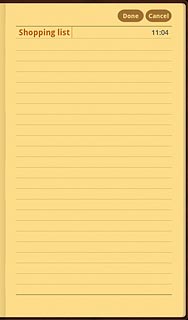 Write the text and press Done.