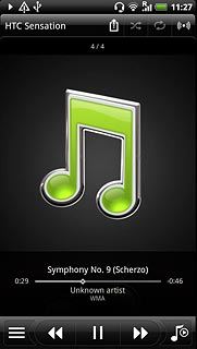 Press the sound quality icon.