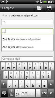 Press the required contact.
