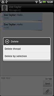 Press Delete by selection.