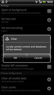 Press OK to confirm.