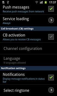 Press Select ringtone.
