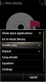 Press Shuffle play.