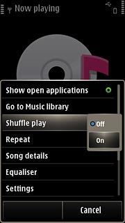 Press On or Off.