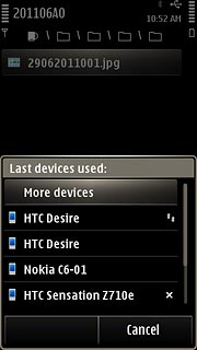 Press More devices, if required.