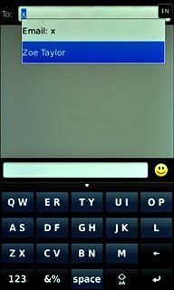Press the required contact.