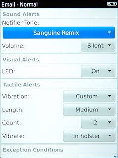 Press Notifier Tone.