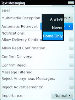 Press Home Only.