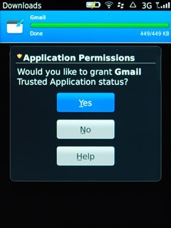 Press Yes to confirm.