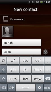 Press the picture icon above the name.