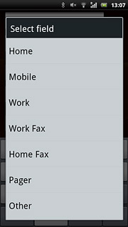 Press the required number type.