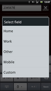 Press the required email type.
