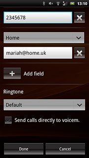 Press the drop down list below Ringtone.