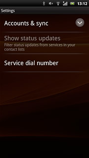 Press Accounts & sync.