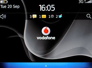 The signal strength icon shows the strength of the network signal at your location. The more lines, the stronger the signal.