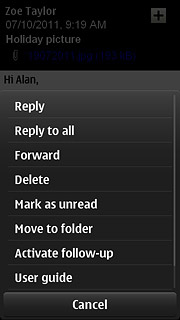 Press Reply.Write your email message.