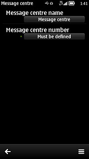 Press Message centre name.Key in Vodafone SMS