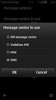 Press Vodafone SMS.