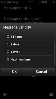 Press Maximum time.