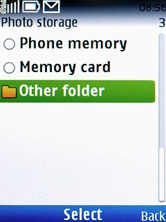 If you select Other folder: