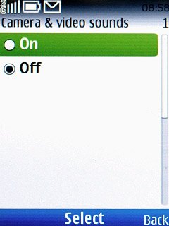 Highlight On or Off and press the Navigation key.