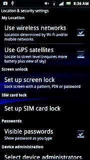 Press Use GPS satellites to turn the function on or off.