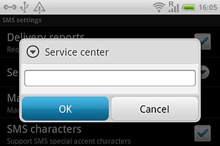 Key in +61415011501 and press OK.