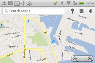 Press Search Maps.Key in the required destination.Results matching what you key in are displayed.