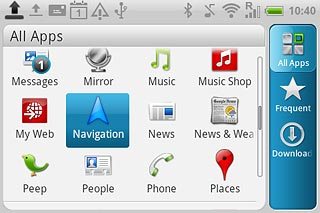 Press Navigation.