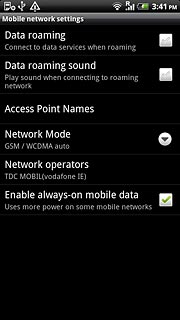 Press Access Point Names.