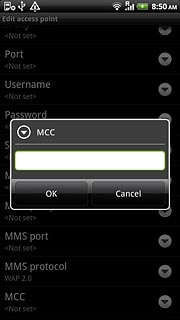 Key in 505 and press OK.